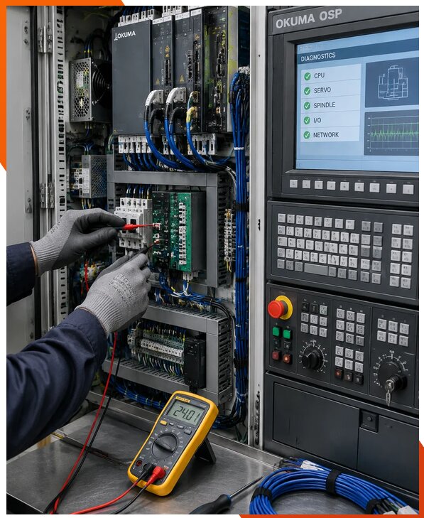 Ремонт систем ЧПУ Okuma OSP в Ростове